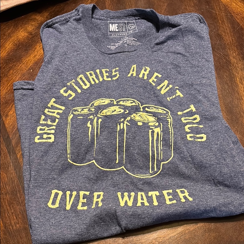 Men's Blue Graphic Tee